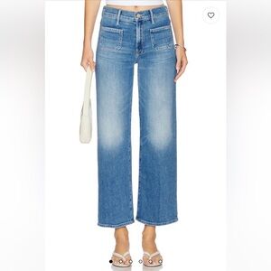 MOTHER patch pocket mid rise maven ankle jeans in avant gardener size 29